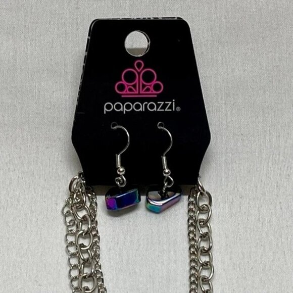 Sunset Sightings Fashion Charm Necklace & Earring Set Paparazzi Accessories NWT - Picture 9 of 12